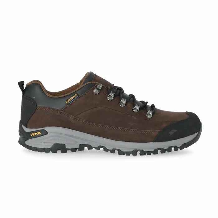 Falark Vibram Walking Shoes Dark Earth Men Trespass Walking Shoes