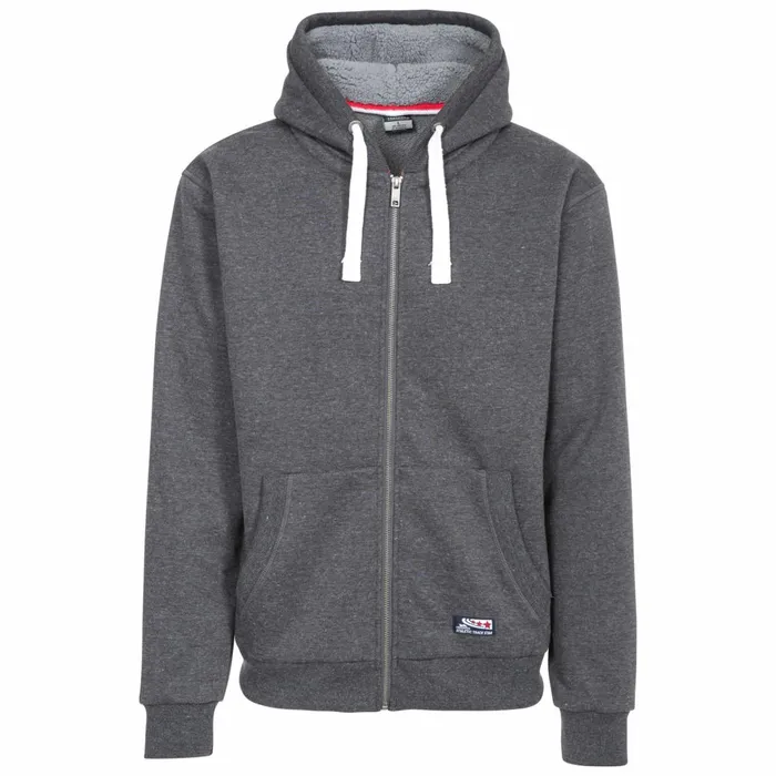 Feldy Fleece Hoodie Granite Marl Men Trespass Fleeces