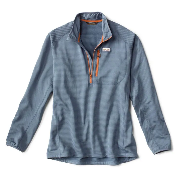 Fleece Men Orvis Horseshoe Hills QuarterZip Fleece Bluestone