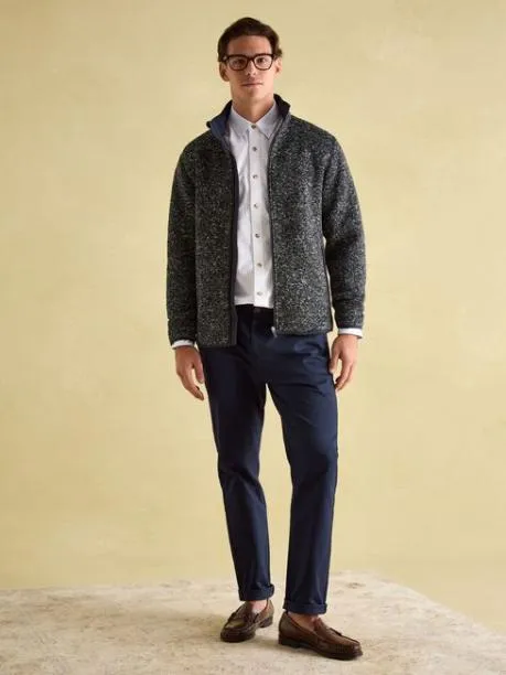 Fleeces and Sweatshirts Men Joules Grey Fleece Jacket