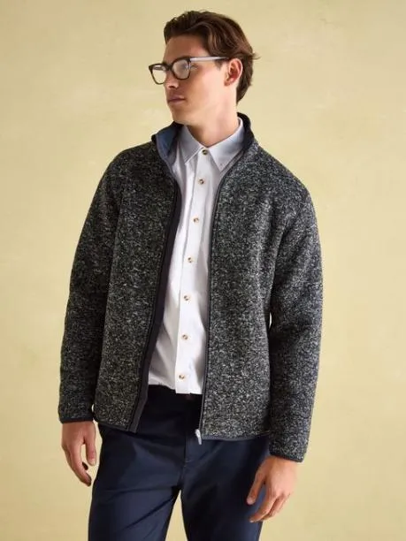 Fleeces and Sweatshirts Men Joules Grey Fleece Jacket