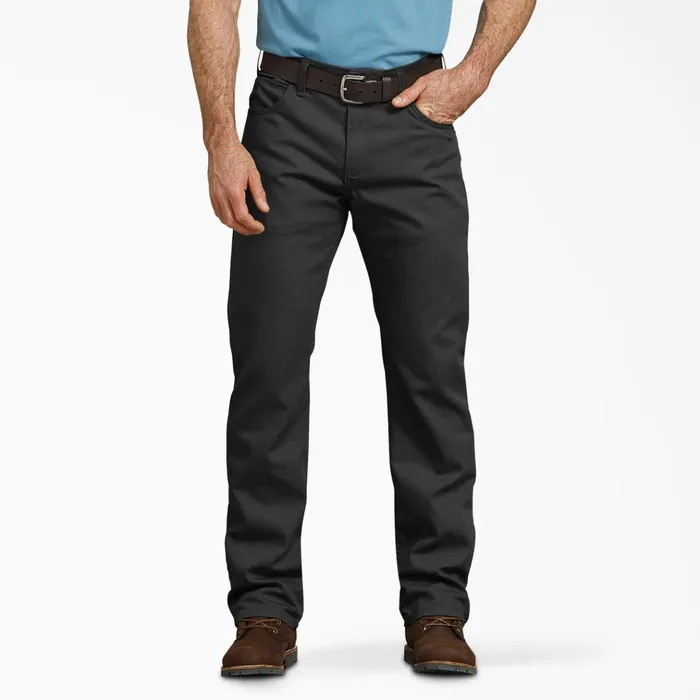 FLEX Regular Fit Duck Pants Stonewashed Black Stonewashed Black sbk Men Dickies Work Pants FLEX Regular Fit Duck Pants Stonewashed Black Stonewashed Black sbk Men Dickies Work Pants