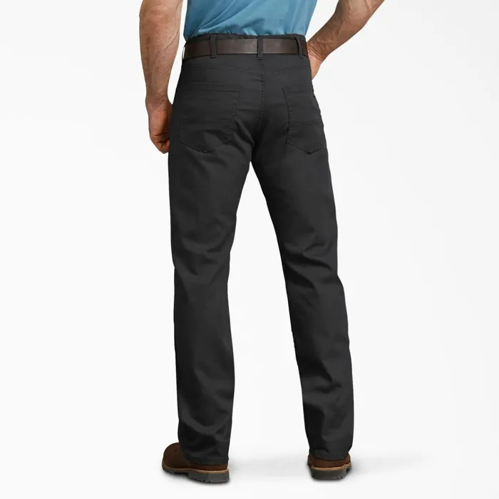 FLEX Regular Fit Duck Pants Stonewashed Black Stonewashed Black sbk Men Dickies Work Pants