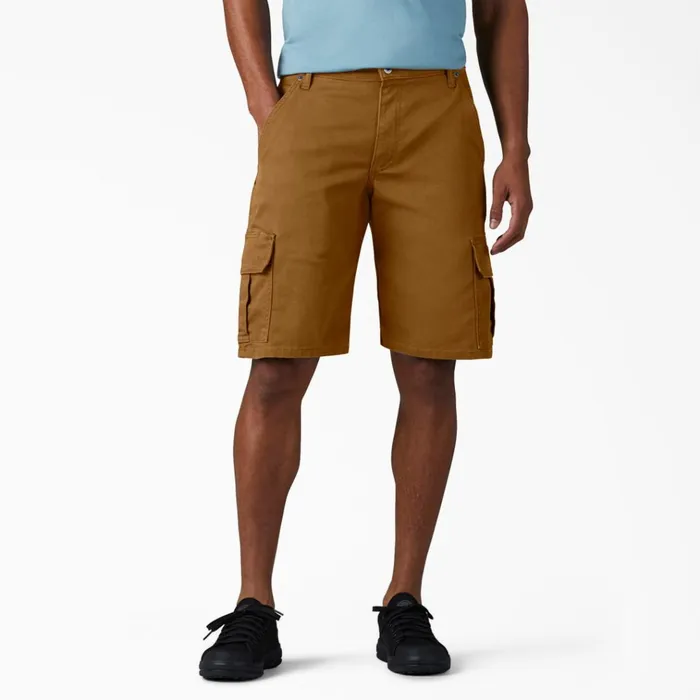 FLEX Relaxed Fit Duck Cargo Shorts 11034 Stonewashed Brown Duck Stonewashed Brown Duck sbd Men Dickies Cargo FLEX Relaxed Fit Duck Cargo Shorts 11034 Stonewashed Brown Duck Stonewashed Brown Duck sbd Men Dickies Cargo