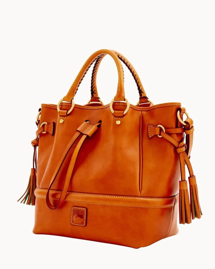 Florentine Buckley Bag Natural Women Dooney and Bourke Satchels Florentine Buckley Bag Natural Women Dooney and Bourke Satchels