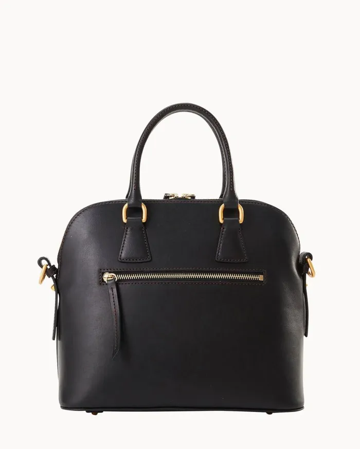 Florentine Satchel Black Black Women Dooney and Bourke Satchels Florentine Satchel Black Black Women Dooney and Bourke Satchels