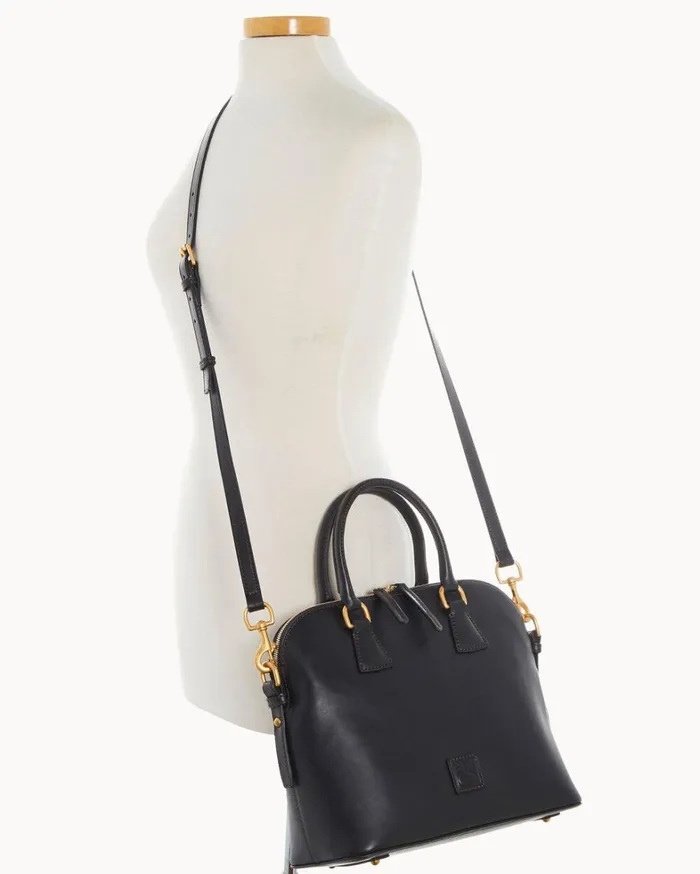 Florentine Satchel Black Black Women Dooney and Bourke Satchels Florentine Satchel Black Black Women Dooney and Bourke Satchels
