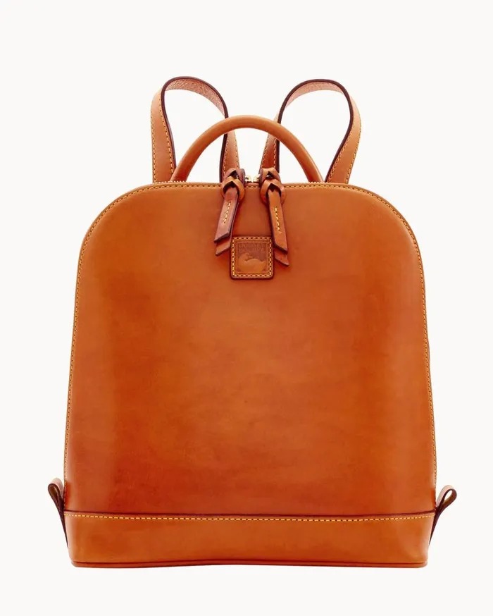 Florentine Zip Pod Backpack Natural Women Dooney and Bourke Backpacks