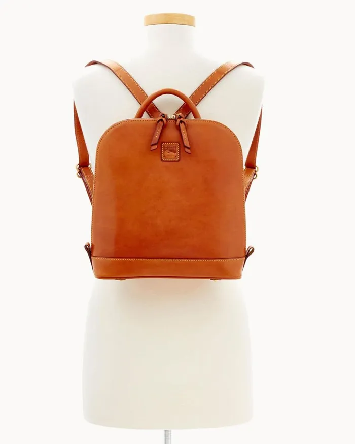 Florentine Zip Pod Backpack Natural Women Dooney and Bourke Backpacks Florentine Zip Pod Backpack Natural Women Dooney and Bourke Backpacks