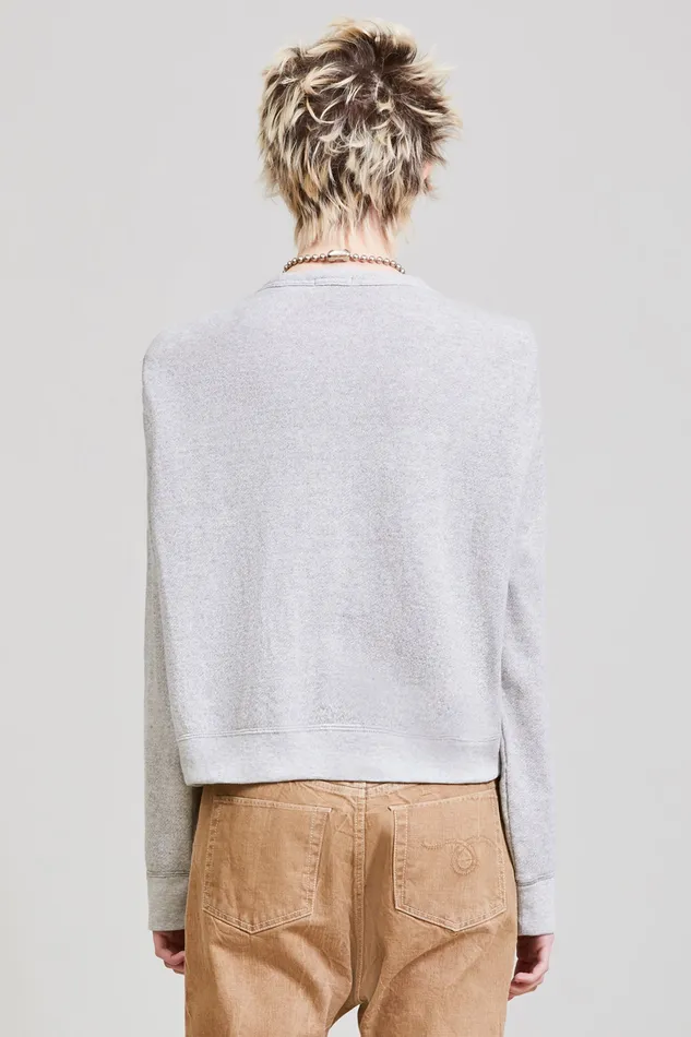 Folded Shoulder Sweatshirt Women Sweatshirts R13