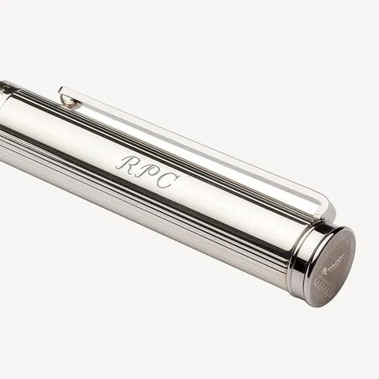 Fountain Pen Deep Shine Black Croc Women Aspinal Of London Luxury Engraved Pens