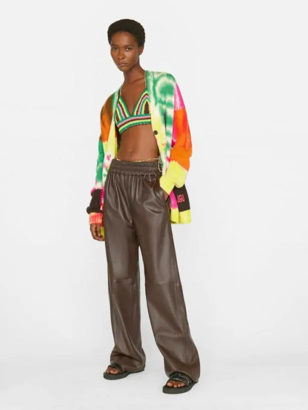 Frame Baggy Leather Trouser In Chocolate Brown Chocolate Brown Women Pants Frame Baggy Leather Trouser In Chocolate Brown Chocolate Brown Women Pants