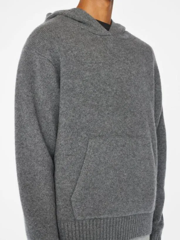 Frame Cashmere Hoodie In Heather Grey Heather Grey Men Sweaters and Hoodies Frame Cashmere Hoodie In Heather Grey Heather Grey Men Sweaters and Hoodies