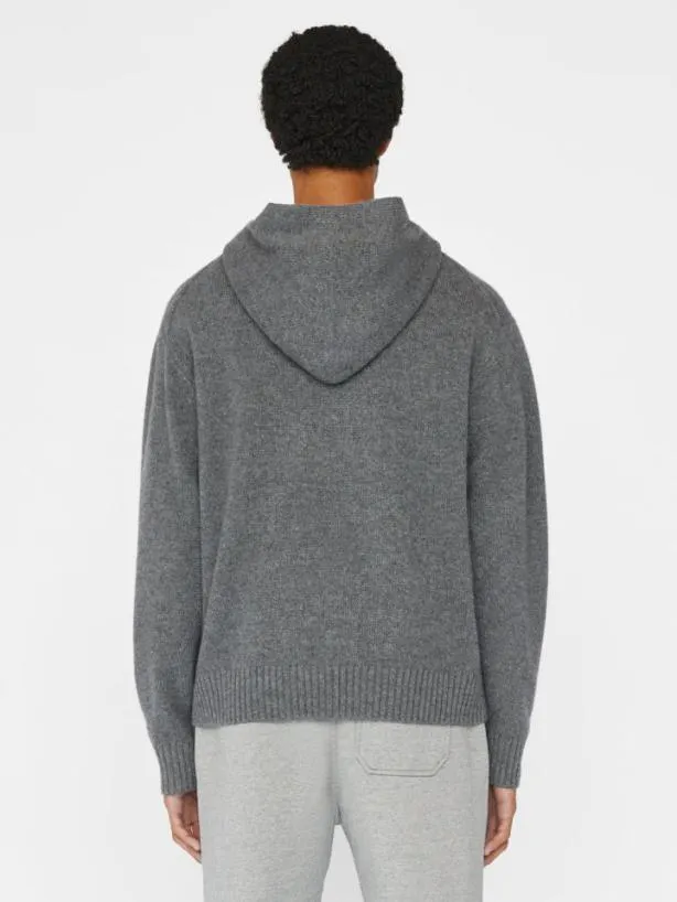 Frame Cashmere Hoodie In Heather Grey Heather Grey Men Sweaters and Hoodies Frame Cashmere Hoodie In Heather Grey Heather Grey Men Sweaters and Hoodies