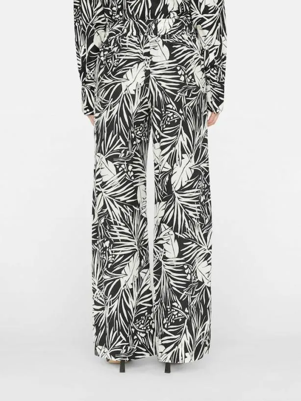 Frame Drawstring Lounge Pant In Noir Multi Noir Multi Women Pants