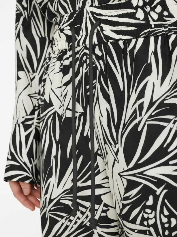 Frame Drawstring Lounge Pant In Noir Multi Noir Multi Women Pants