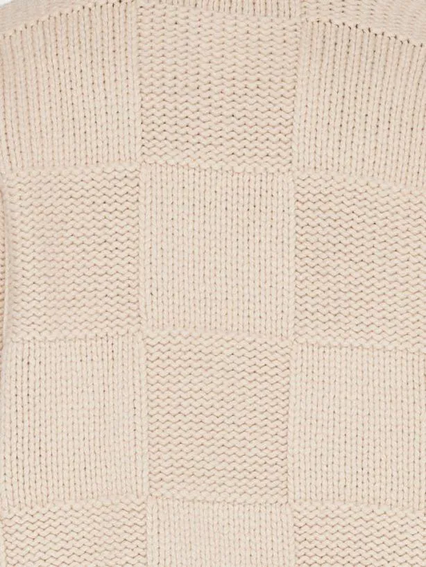 Frame Grid Sweater In Oatmeal Oatmeal Women Tops and Blouses Frame Grid Sweater In Oatmeal Oatmeal Women Tops and Blouses