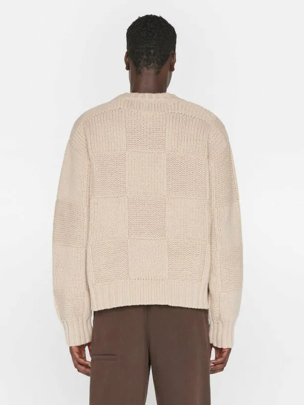 Frame Grid Sweater In Oatmeal Oatmeal Women Tops and Blouses Frame Grid Sweater In Oatmeal Oatmeal Women Tops and Blouses