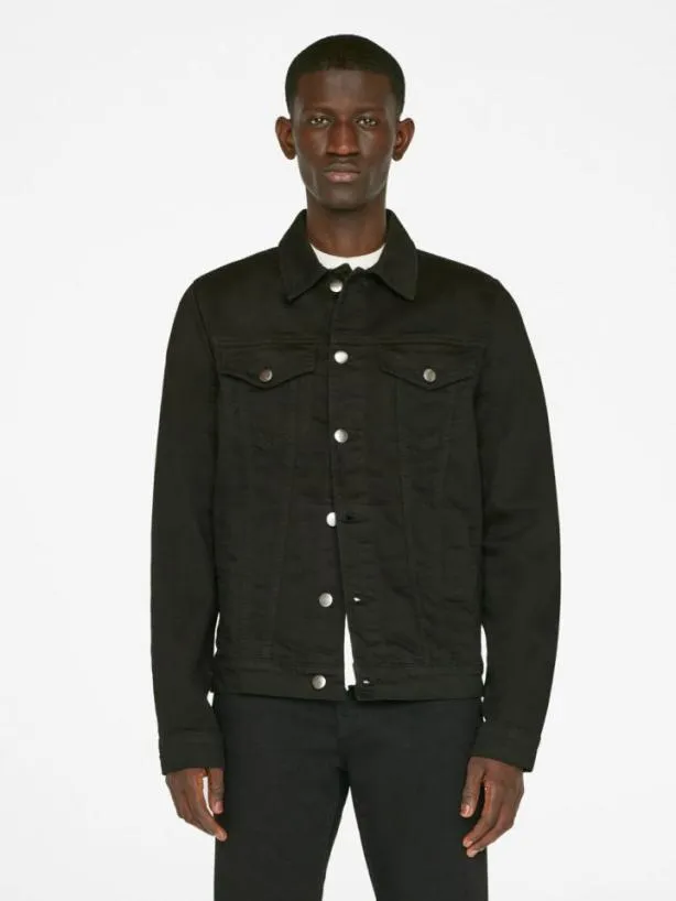 Frame L039Homme Jacket In Coal Coal Men Jackets and Coats