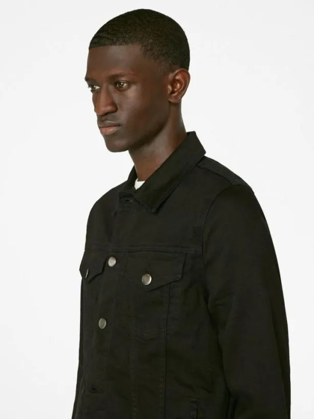 Frame L039Homme Jacket In Coal Coal Men Jackets and Coats