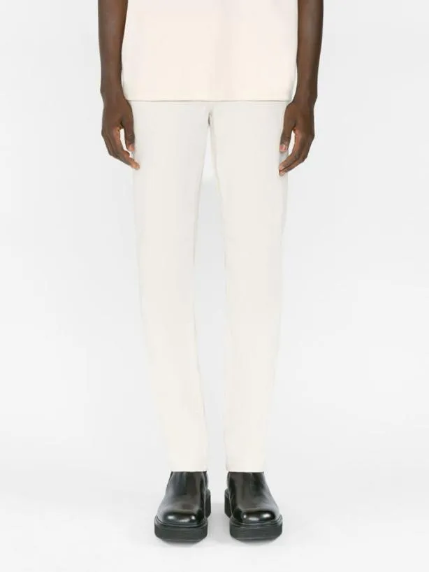Frame L039Homme Slim Brushed Twill In Milk Beige Milk Beige Men Pants and Shorts Frame L039Homme Slim Brushed Twill In Milk Beige Milk Beige Men Pants and Shorts