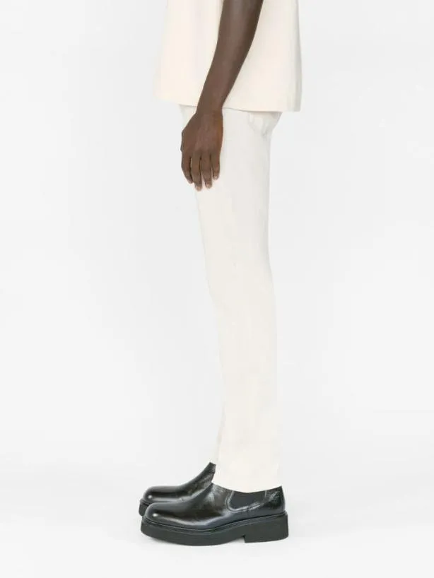 Frame L039Homme Slim Brushed Twill In Milk Beige Milk Beige Men Pants and Shorts Frame L039Homme Slim Brushed Twill In Milk Beige Milk Beige Men Pants and Shorts