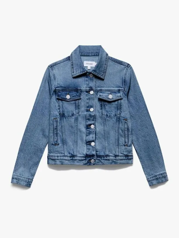 Frame Le Vintage Jacket In Crystal Shores Crystal Shores Women Jackets and Coats Frame Le Vintage Jacket In Crystal Shores Crystal Shores Women Jackets and Coats