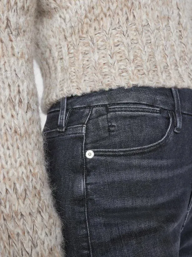 Frame Marl Cardi Sweater In Oatmeal Heather Multi Oatmeal Heather Multi Women Sweaters