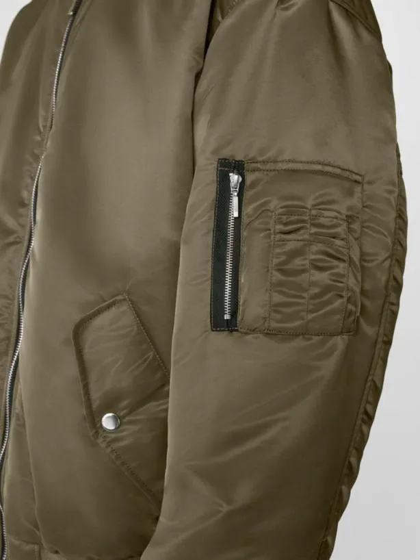 Frame Nylon Bomber In Taupe Taupe Men Jackets and Coats Frame Nylon Bomber In Taupe Taupe Men Jackets and Coats