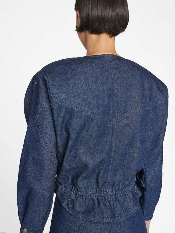 Frame Slouchy Zip Up Jacket In Rinse Rinse Women Jackets and Coats Frame Slouchy Zip Up Jacket In Rinse Rinse Women Jackets and Coats
