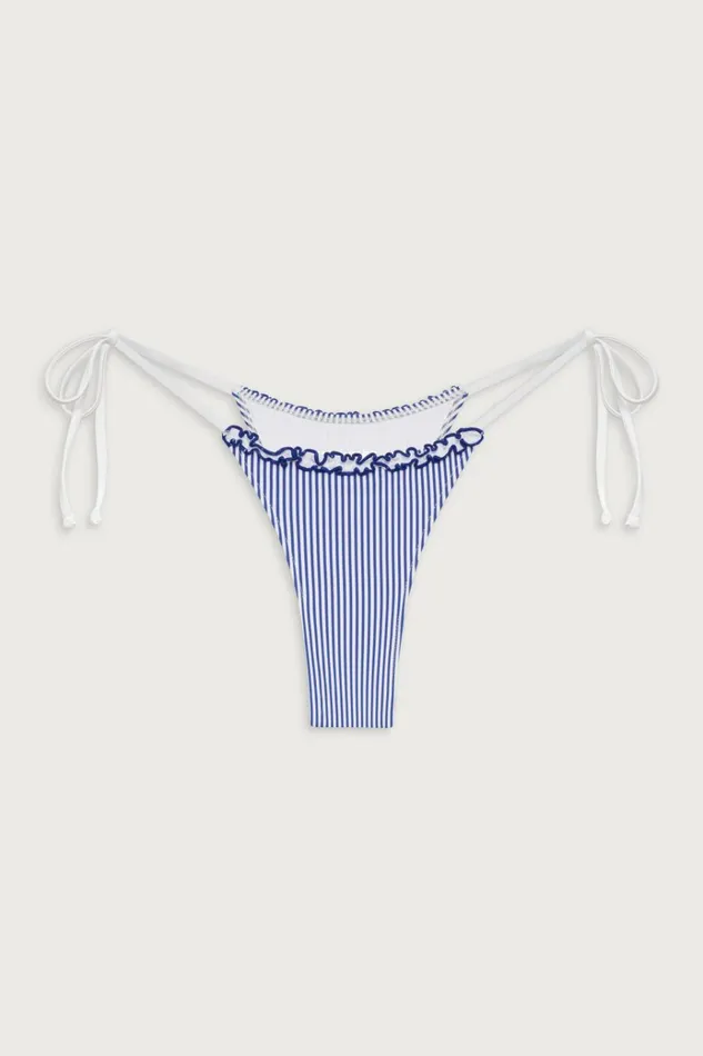 Frankies Bikinis Divine Striped Skimpy Bikini Bottom Ocean Stripe Women Bottoms