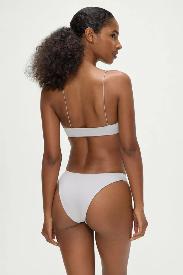 Frankies Bikinis Dove Bikini Bottom Heather Grey Women Bottoms