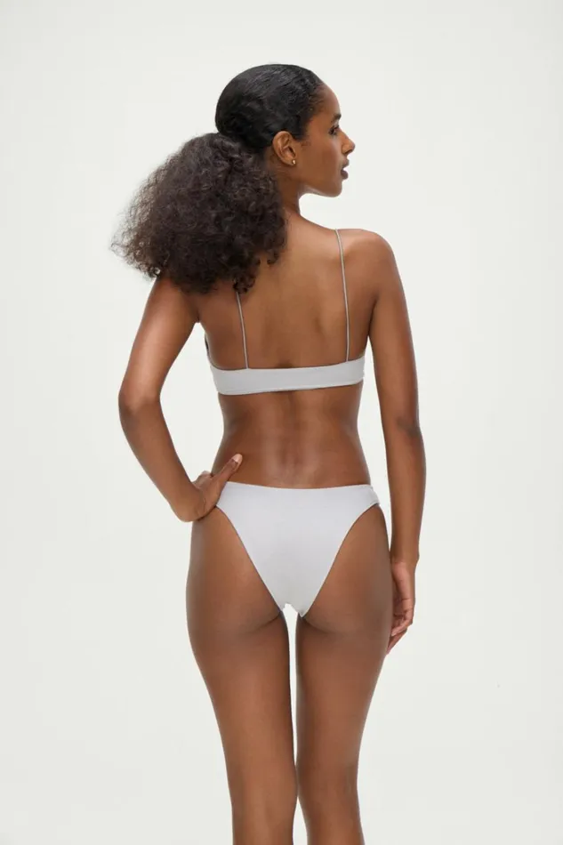 Frankies Bikinis Dove Bikini Bottom Heather Grey Women Bottoms