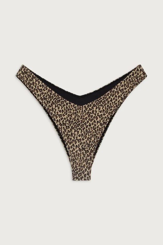 Frankies Bikinis Enzo Cheeky Bikini Bottom Baby Leopard Women Bikinis