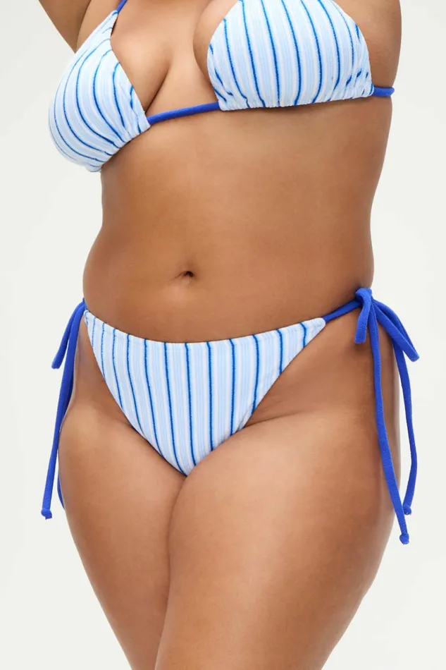 Frankies Bikinis X DJERF AVENUE Divine Skimpy Bikini Bottom Seaside Stripe Women Bottoms