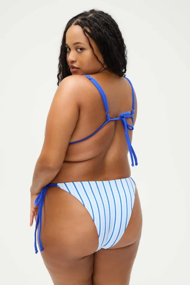 Frankies Bikinis X DJERF AVENUE Divine Skimpy Bikini Bottom Seaside Stripe Women Bottoms