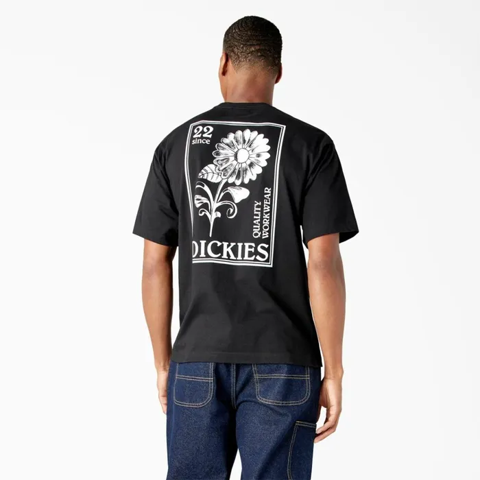 Garden Plain Graphic TShirt Black Black kbk Men Dickies TShirts