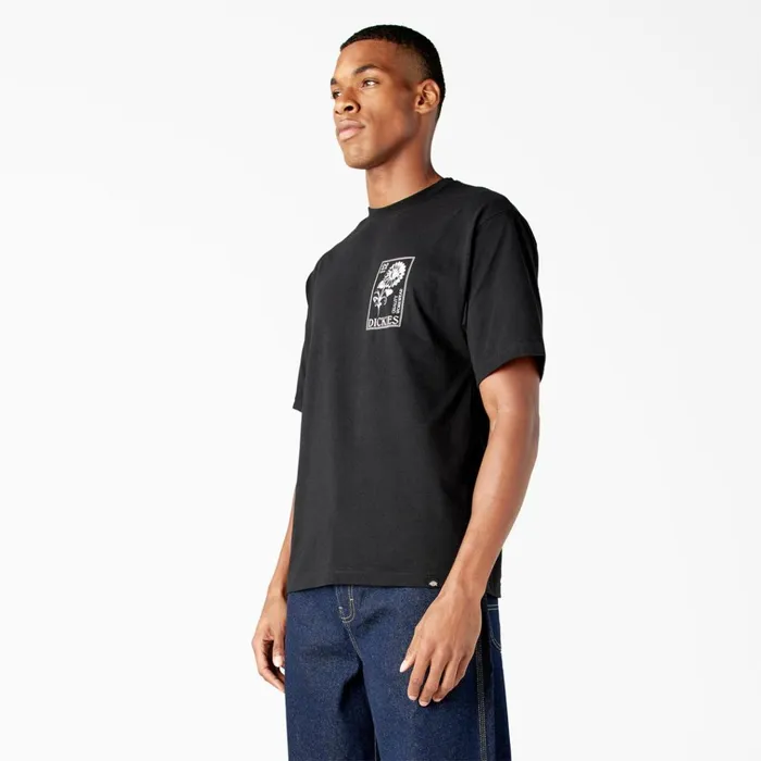 Garden Plain Graphic TShirt Black Black kbk Men Dickies TShirts Garden Plain Graphic TShirt Black Black kbk Men Dickies TShirts