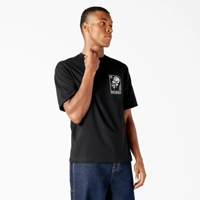 Garden Plain Graphic TShirt Black Black kbk Men Dickies TShirts Garden Plain Graphic TShirt Black Black kbk Men Dickies TShirts