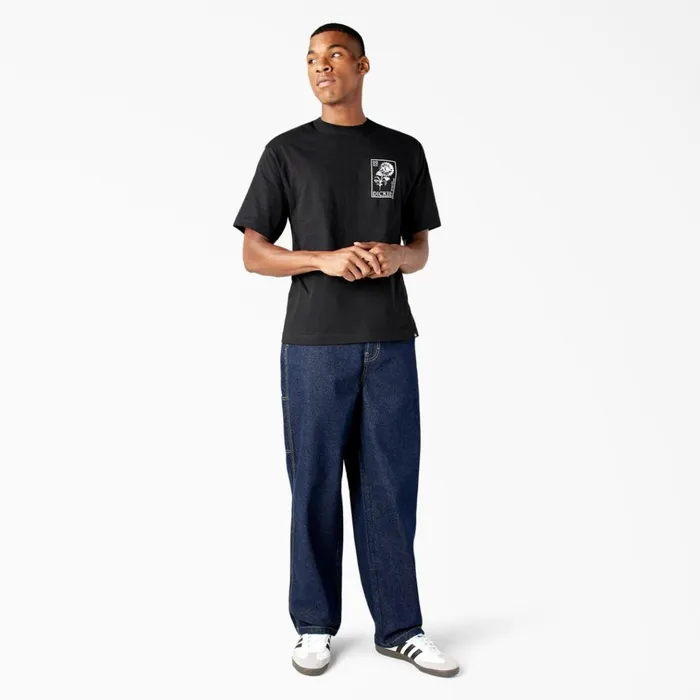 Garden Plain Graphic TShirt Black Black kbk Men Dickies TShirts Garden Plain Graphic TShirt Black Black kbk Men Dickies TShirts