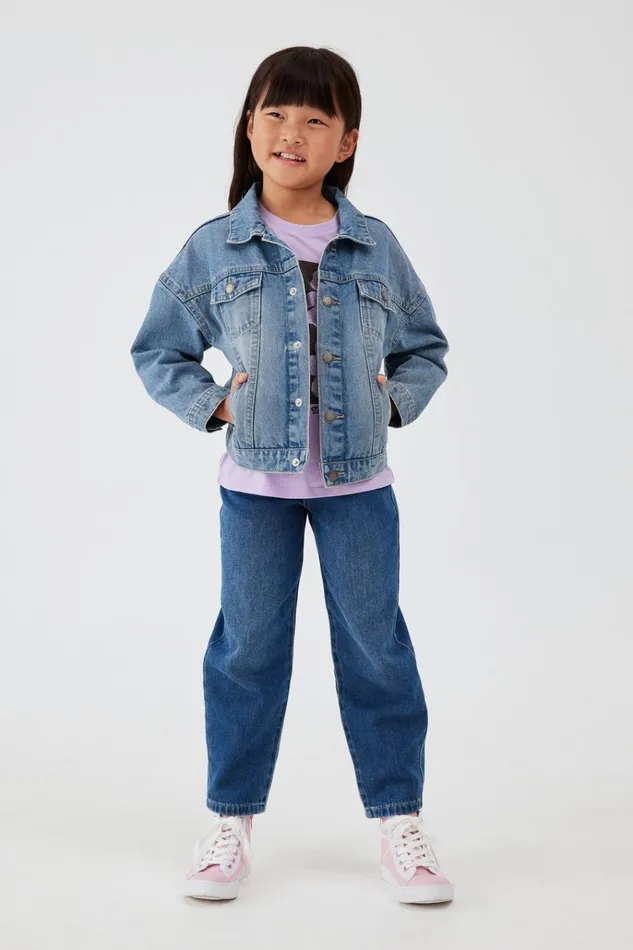 GirlsBoys Jackets and Sweaters Cotton On Emmy Oversized Denim Jacket Weekend Wash GirlsBoys Jackets and Sweaters Cotton On Emmy Oversized Denim Jacket Weekend Wash
