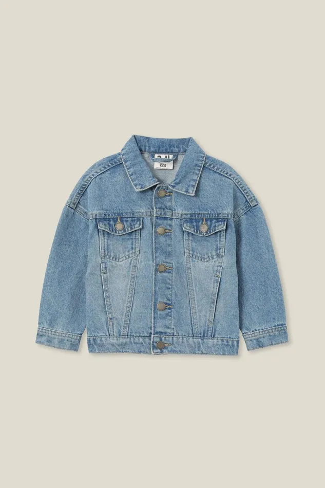 GirlsBoys Jackets and Sweaters Cotton On Emmy Oversized Denim Jacket Weekend Wash GirlsBoys Jackets and Sweaters Cotton On Emmy Oversized Denim Jacket Weekend Wash