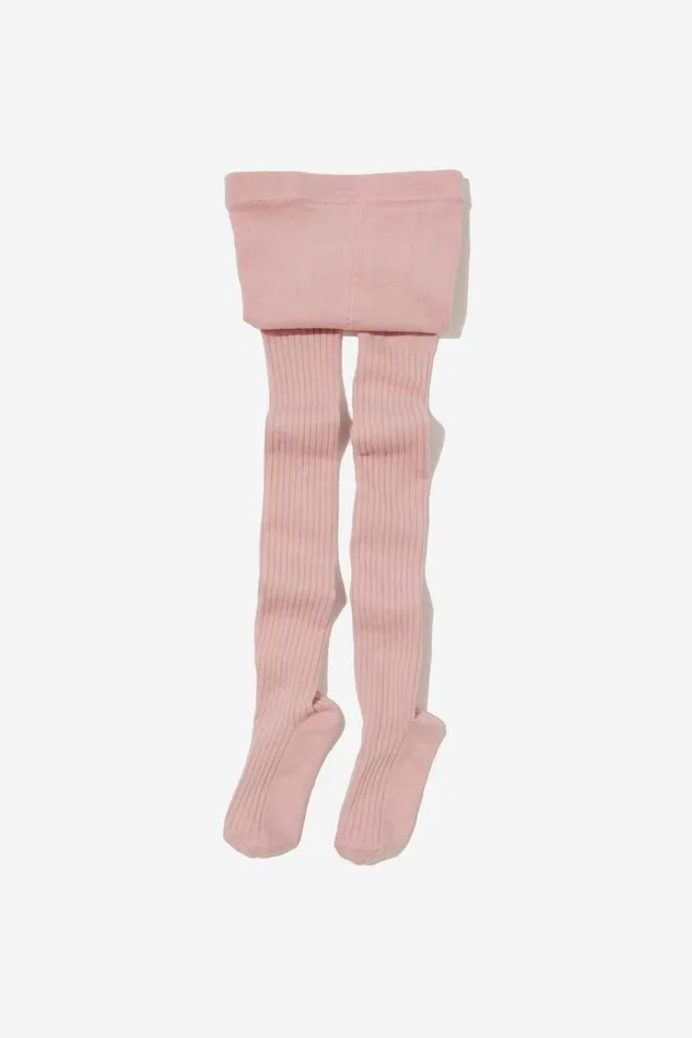 GirlsBoys Socks and Tights Cotton On Solid Tights Solid Ribzephyr