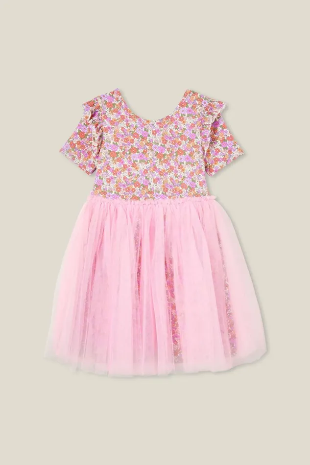 Girls Dresses Cotton On Sophia Dress Up Dress Blaire Ditsyblush Pink