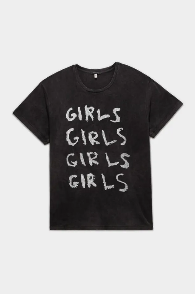 Girls Girls Boy TShirt 8211 Acid Black TShirts R13 Women