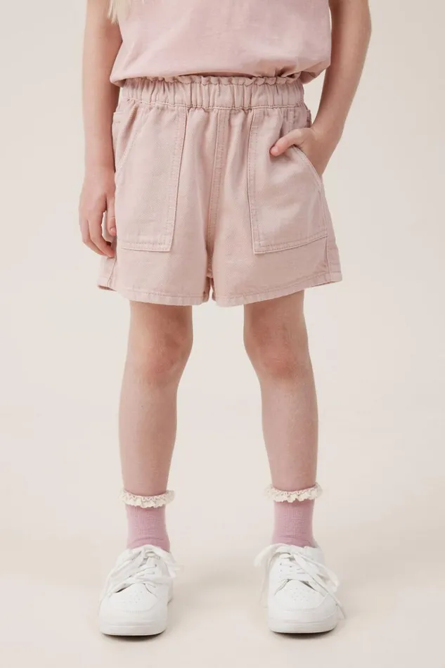 Girls Shorts Skirts and Playsuits Cotton On Renee Denim Short Zephyr