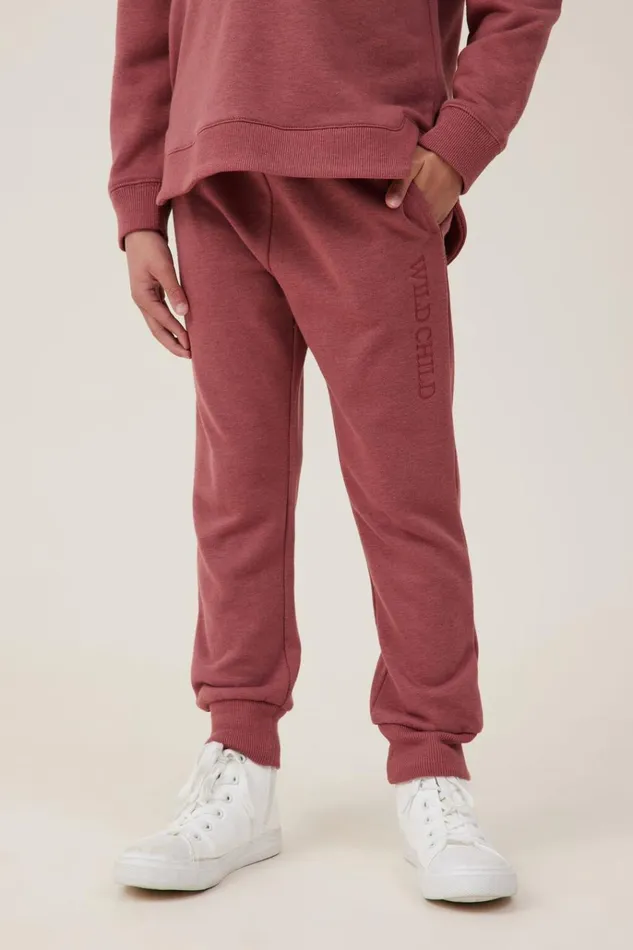 Girls Sweatshirts and Sweatpants Cotton On Marlo Trackpant Henna Wild Child