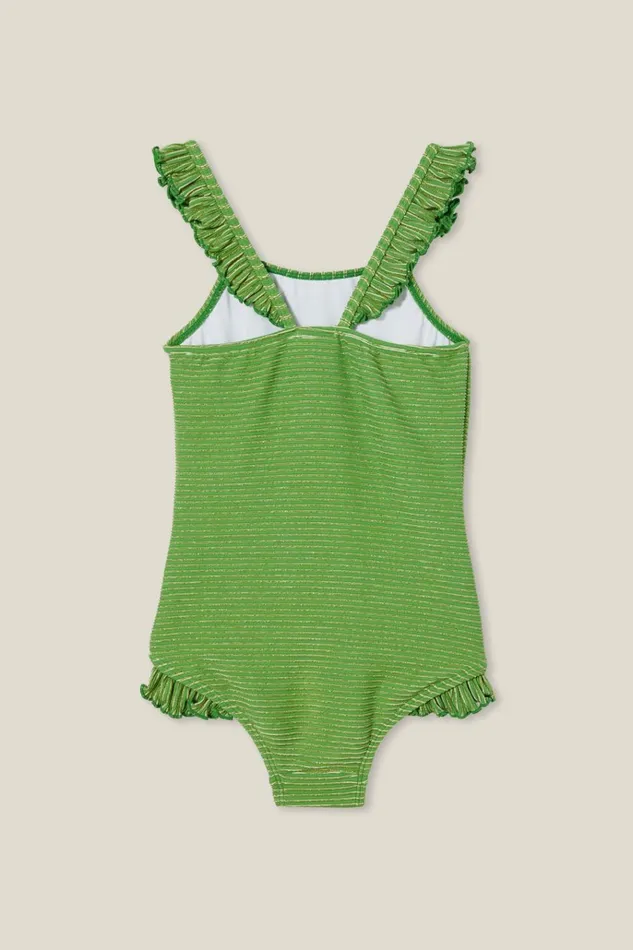 Girls Swimwear Cotton On Heather One Piece Flora Greensparkle Girls Swimwear Cotton On Heather One Piece Flora Greensparkle