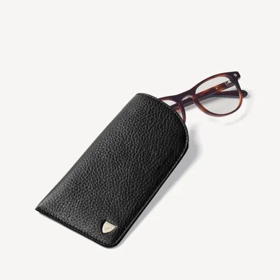 Glasses Case Black Pebble Women Aspinal Of London Glasses Cases