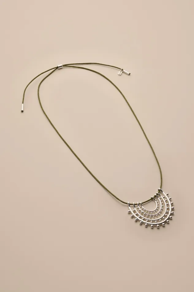 Granulated Rope Necklace Silver Women Lucky Brand Jewelry